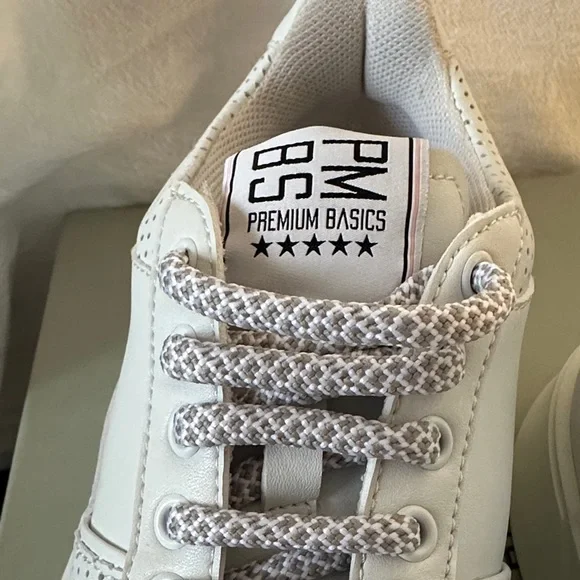 PREMIUM BASICS Women's White Athletic Shoes - Picture 3 of 11